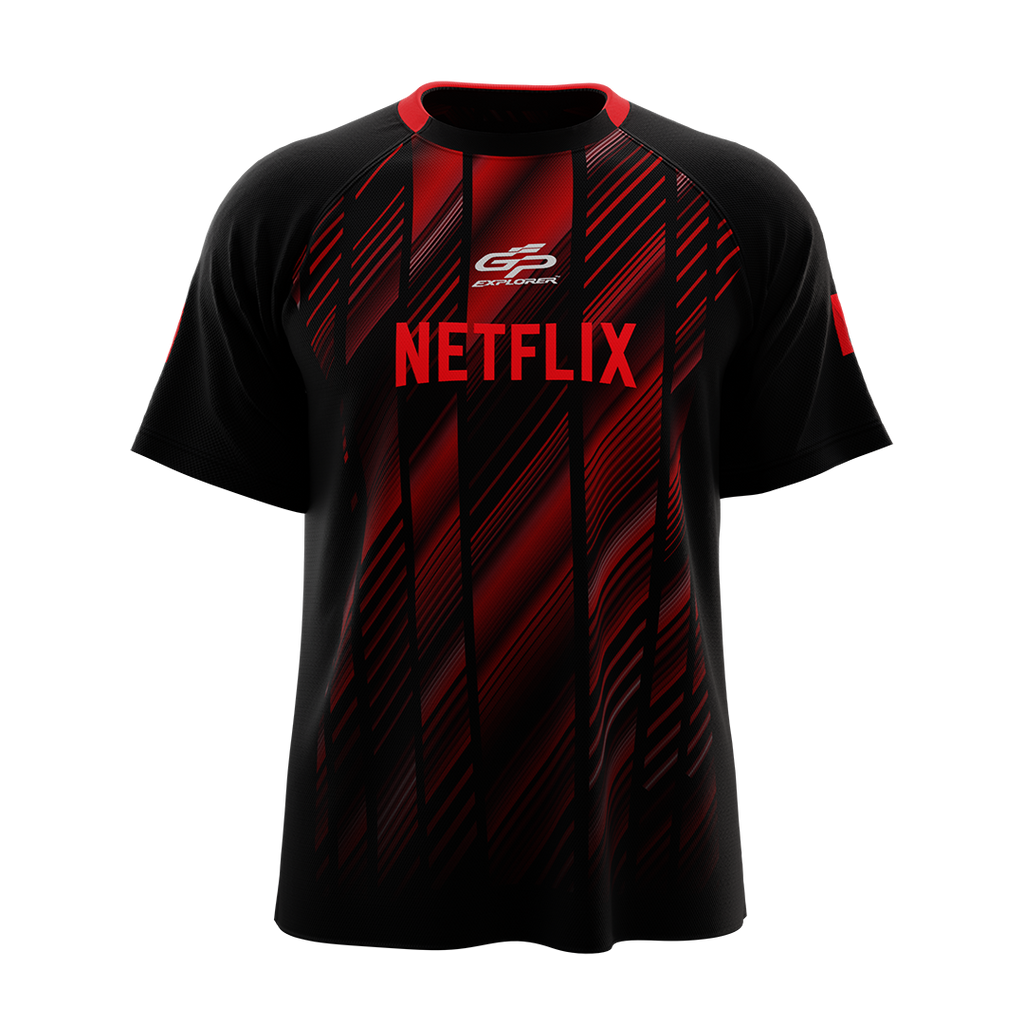 Écurie Netflix - SQUEEZIE / AMINE - Pack maillot / casquette / drapeau / stickers