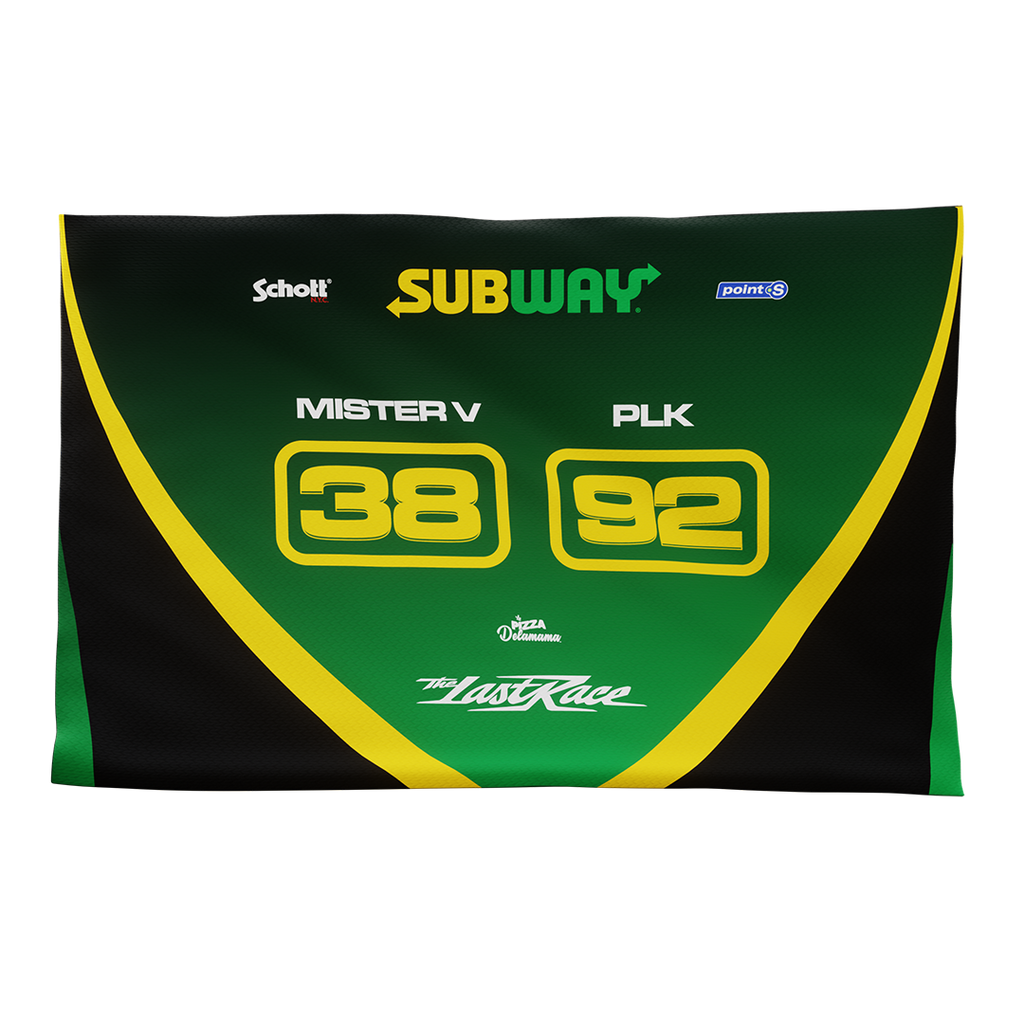 Écurie Subway - MISTER V / PLK - Pack maillot / casquette / drapeau / stickers