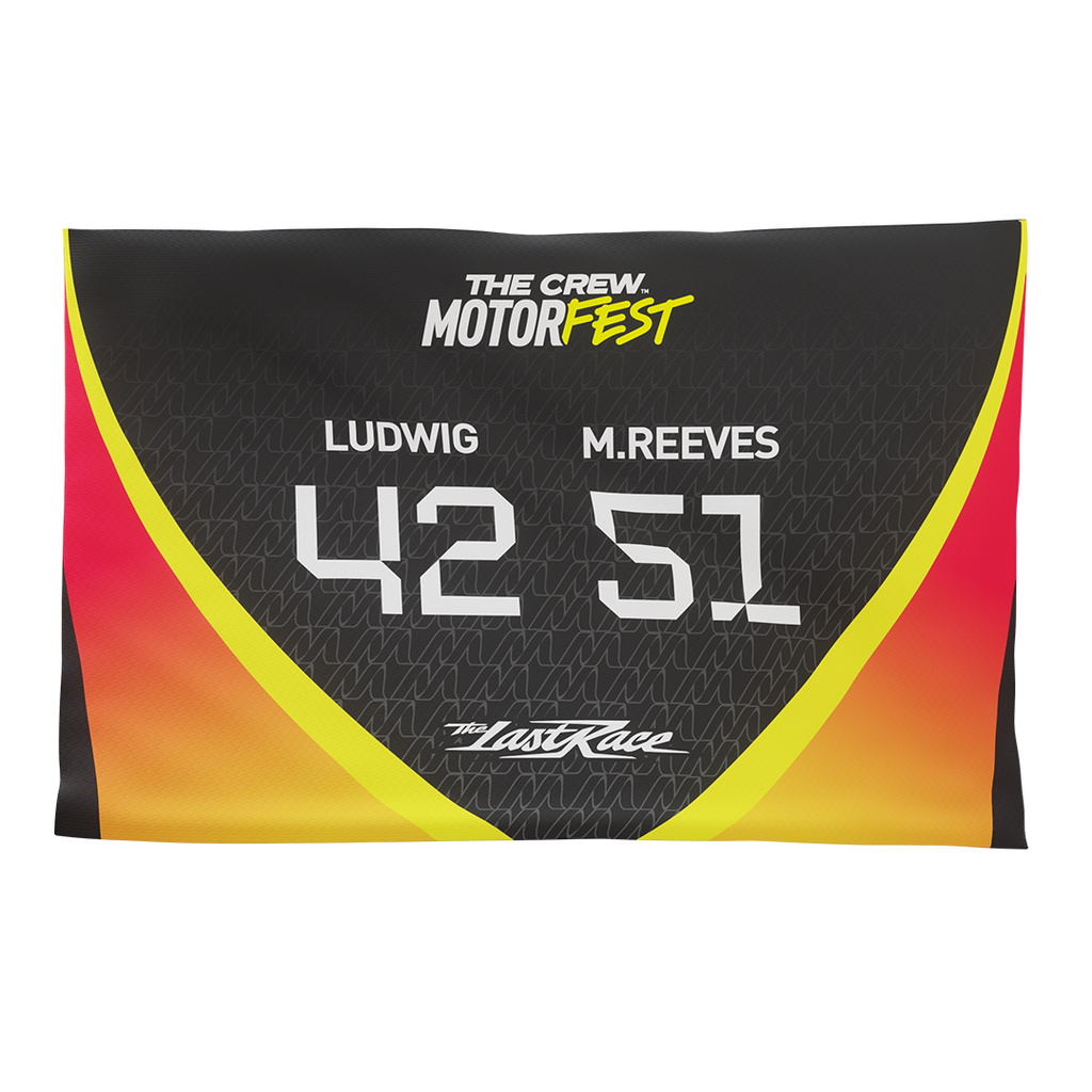 Écurie The Crew Motorfest - LUDWIG / MICHAEL REEVES - Pack maillot / casquette / drapeau / stickers