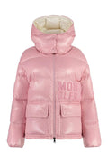 Moncler Abbaye hooded nylon down jacket