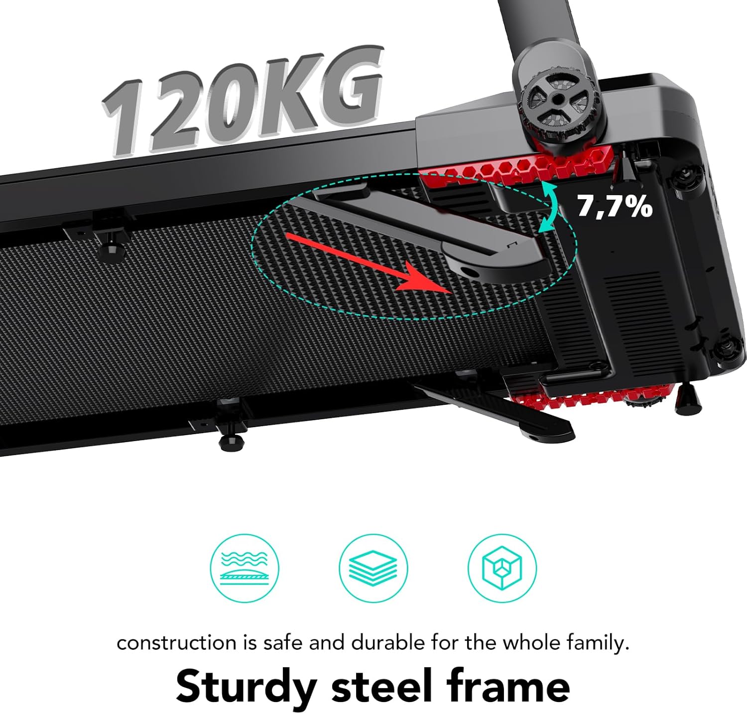 Tapis de course Pliable  avec affichage LED